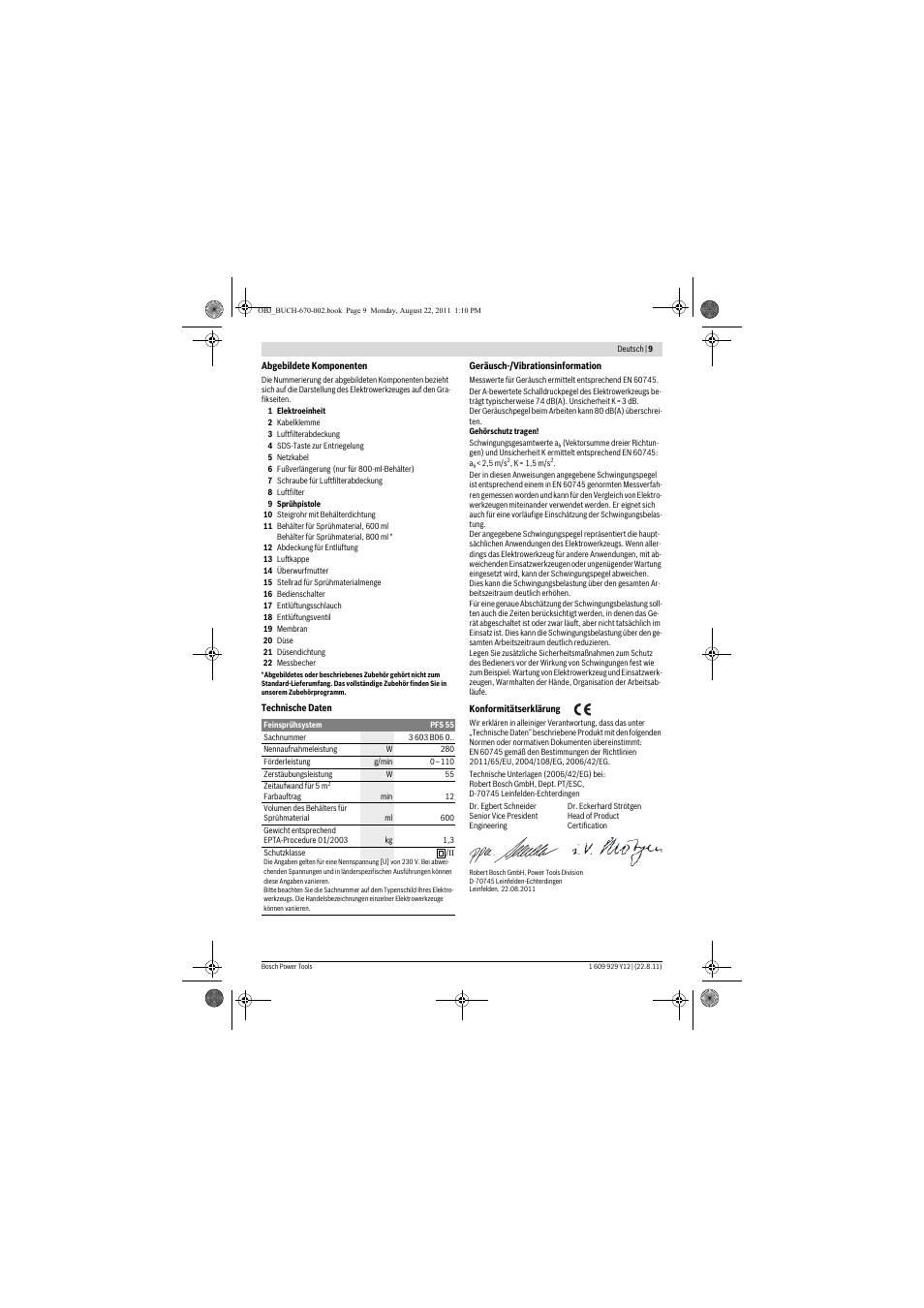 Bosch PFS 55 User Manual | Page 9 / 191