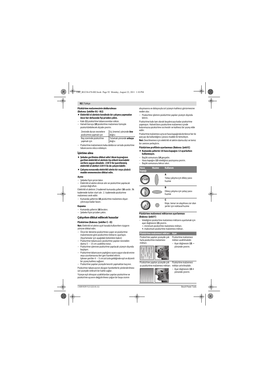 Bosch PFS 55 User Manual | Page 92 / 191