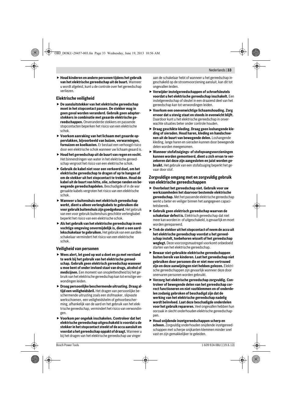 Bosch GSB 14,4 V-LI Professional User Manual | Page 33 / 157