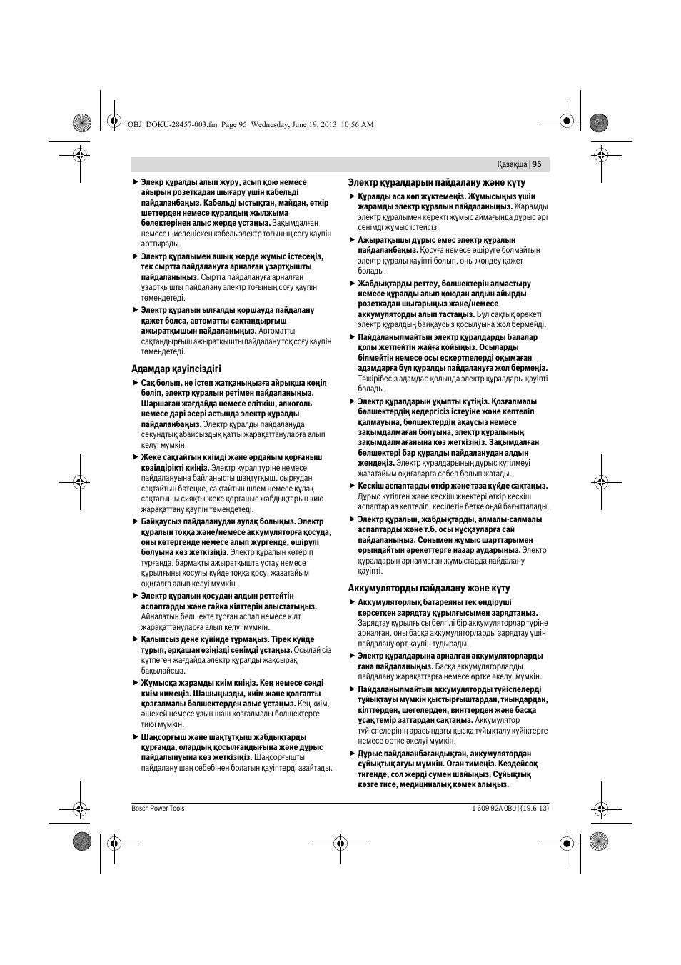 Bosch GSB 14,4 V-LI Professional User Manual | Page 95 / 157