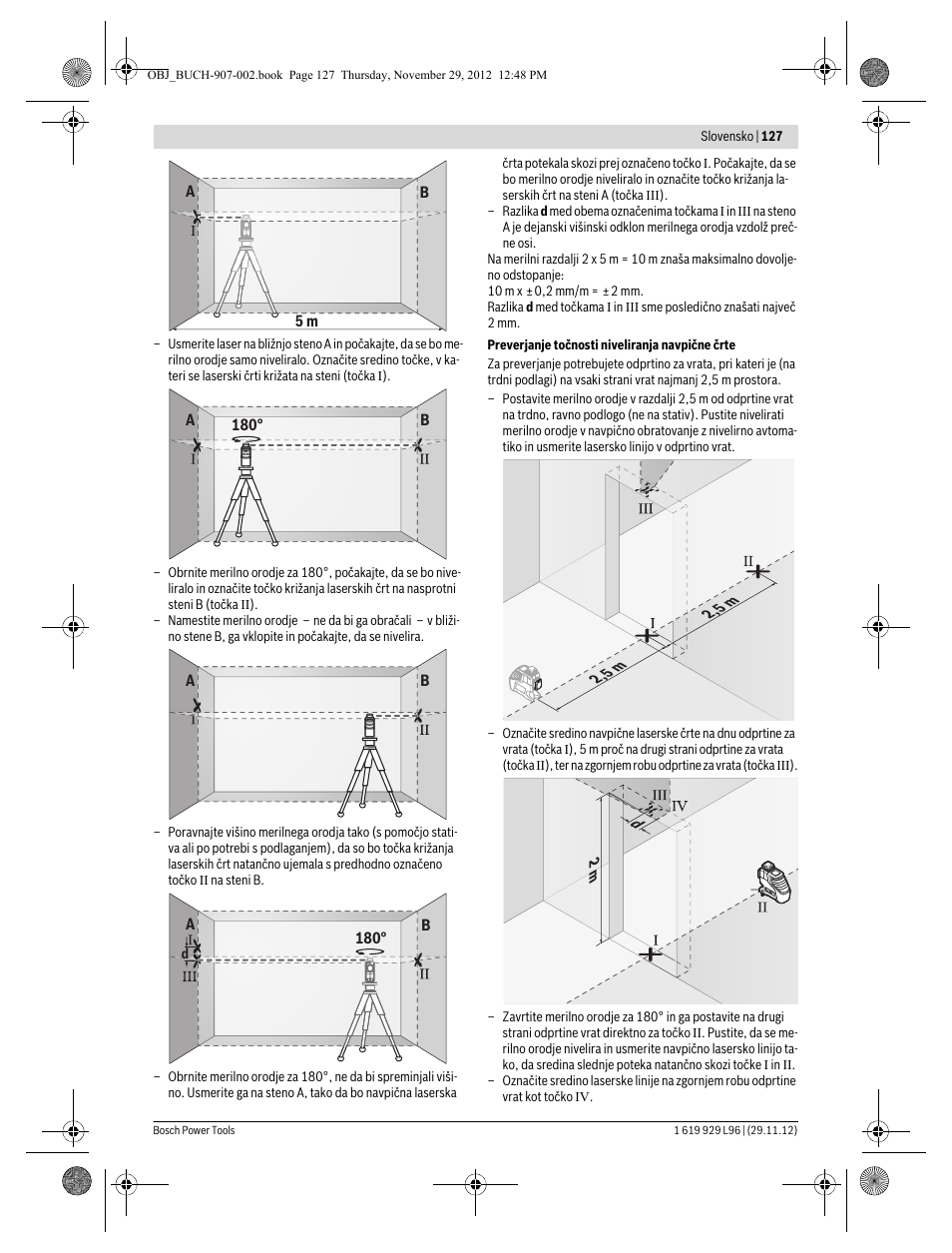 Bosch GLL 2-80 P Professional User Manual | Page 127 / 193