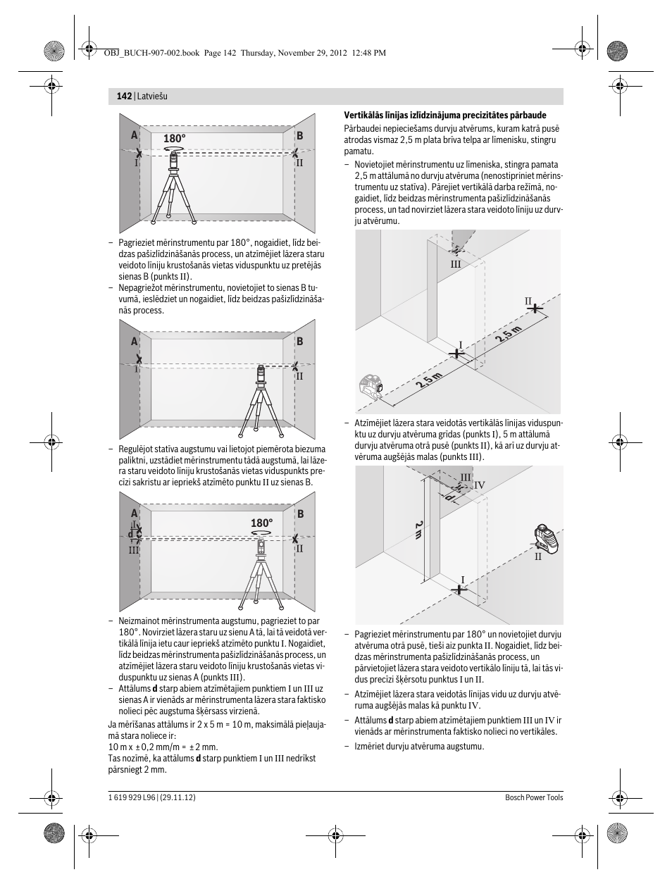 Bosch GLL 2-80 P Professional User Manual | Page 142 / 193