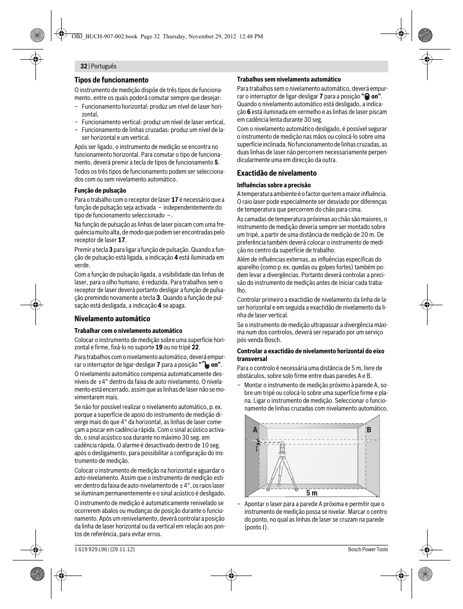 Bosch GLL 2-80 P Professional User Manual | Page 32 / 193