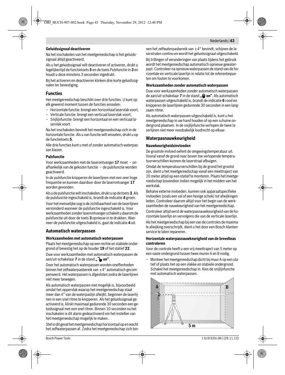 Bosch GLL 2-80 P Professional User Manual | Page 43 / 193