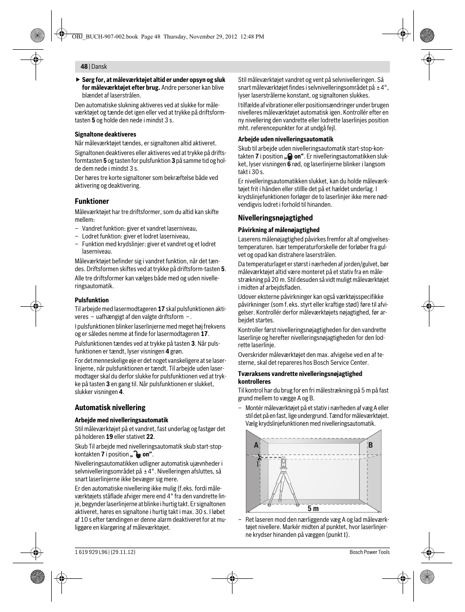 Bosch GLL 2-80 P Professional User Manual | Page 48 / 193