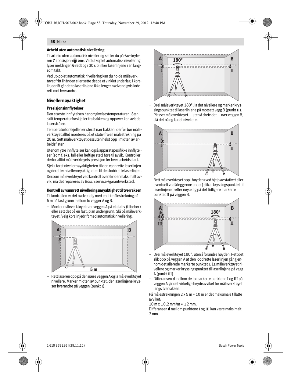Bosch GLL 2-80 P Professional User Manual | Page 58 / 193