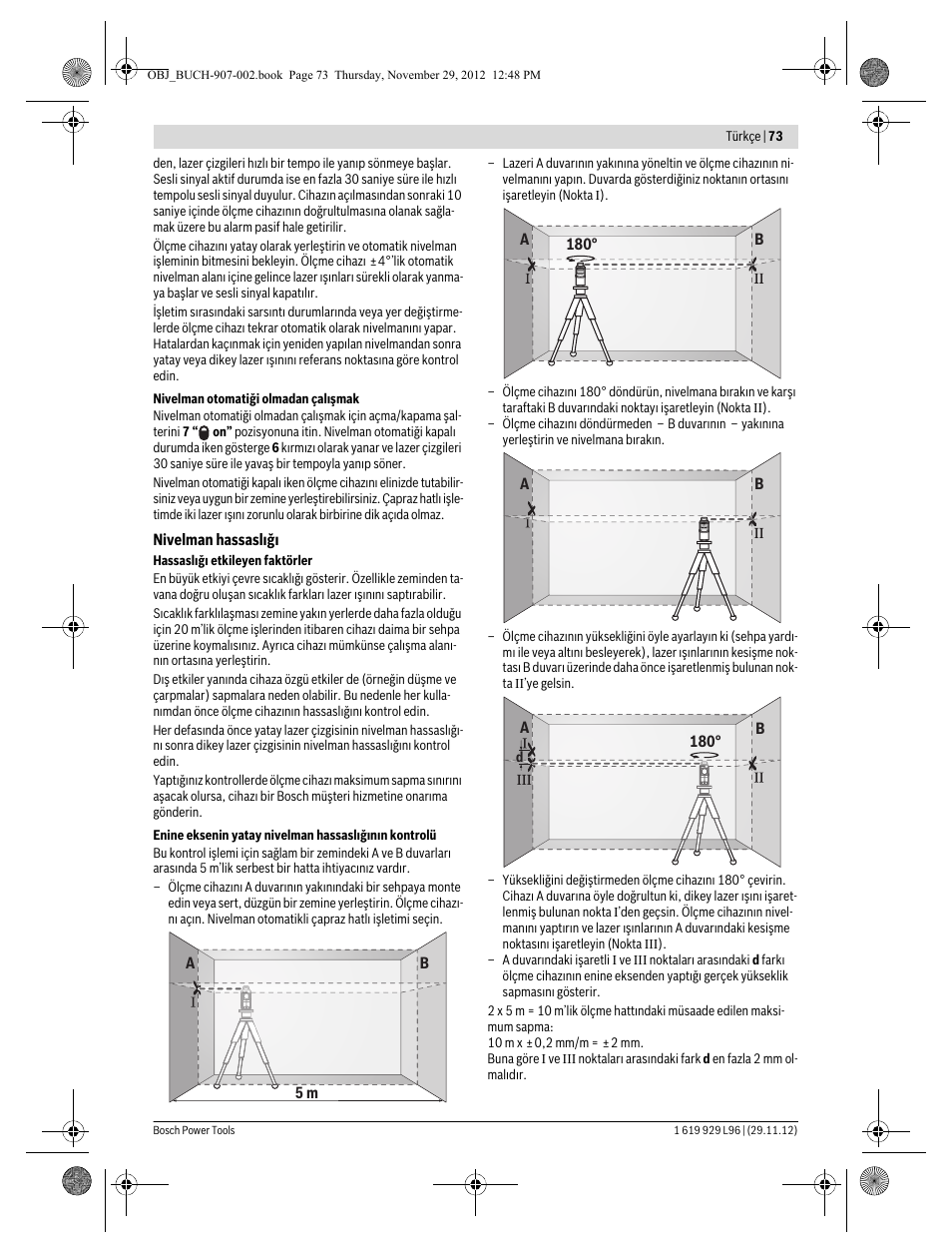 Bosch GLL 2-80 P Professional User Manual | Page 73 / 193