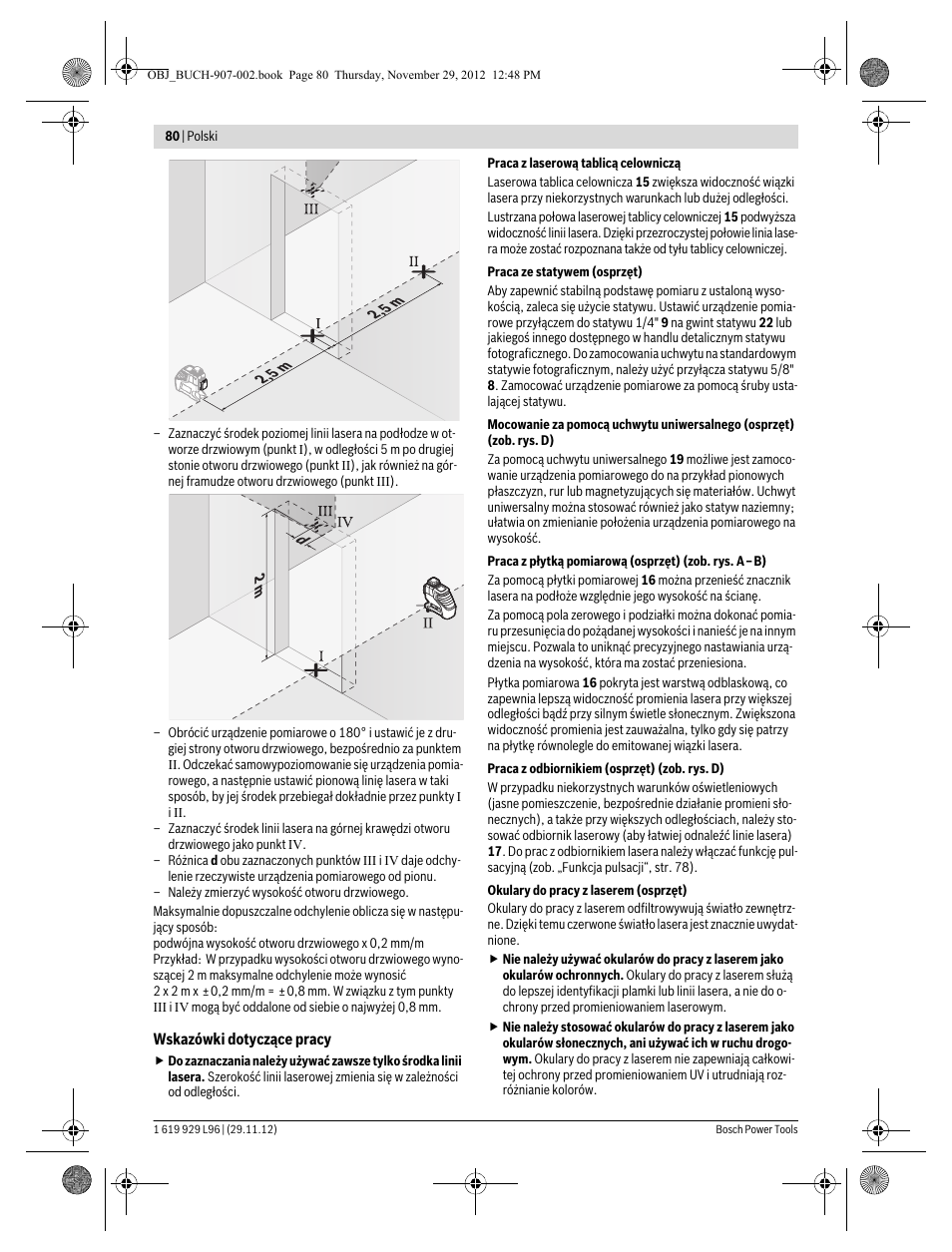 Bosch GLL 2-80 P Professional User Manual | Page 80 / 193