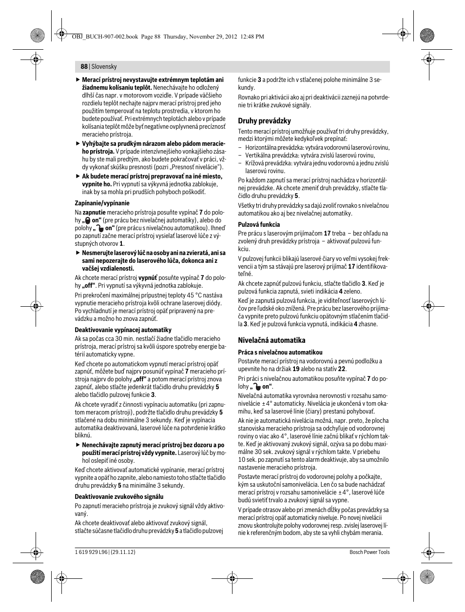 Bosch GLL 2-80 P Professional User Manual | Page 88 / 193