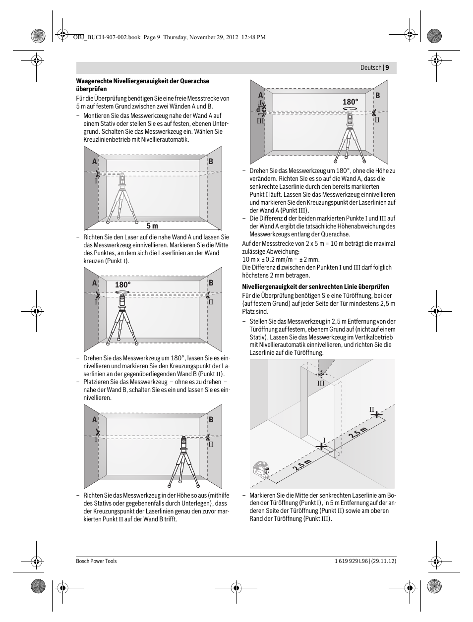 Bosch GLL 2-80 P Professional User Manual | Page 9 / 193