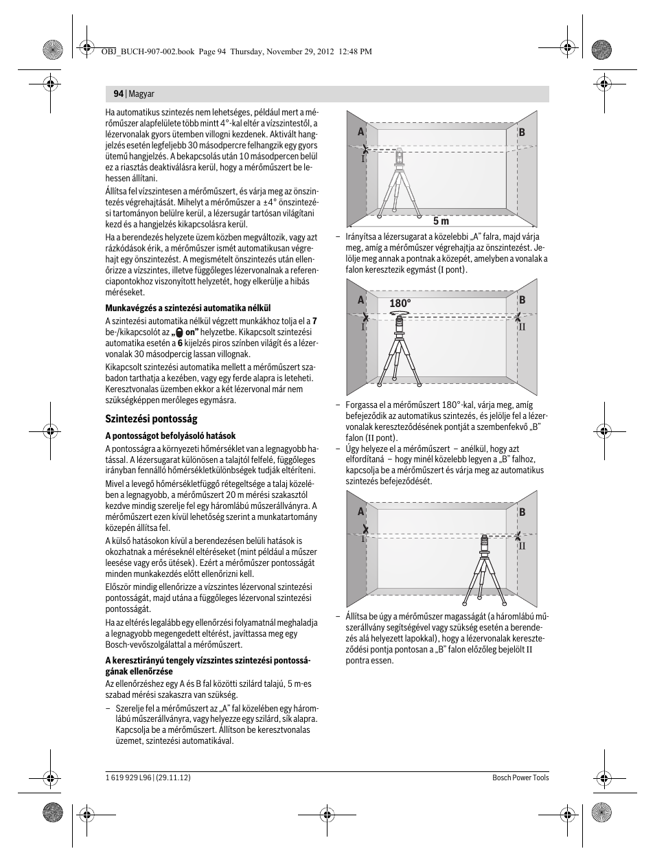 Bosch GLL 2-80 P Professional User Manual | Page 94 / 193