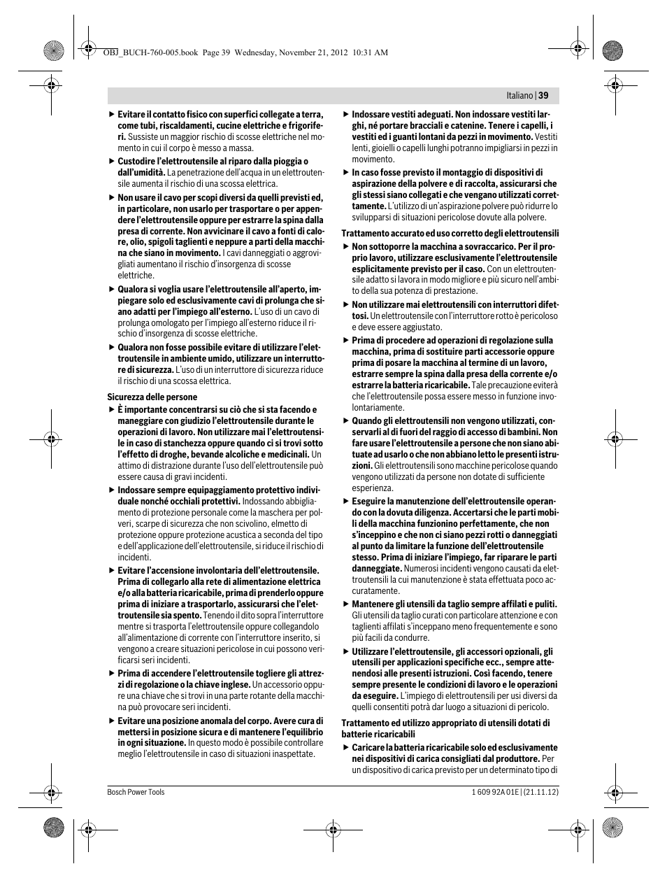 Bosch GSA 18 V-LI Professional User Manual | Page 39 / 189