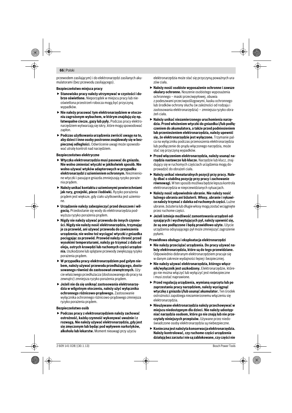 Bosch GSS 23 AE Professional User Manual | Page 66 / 130