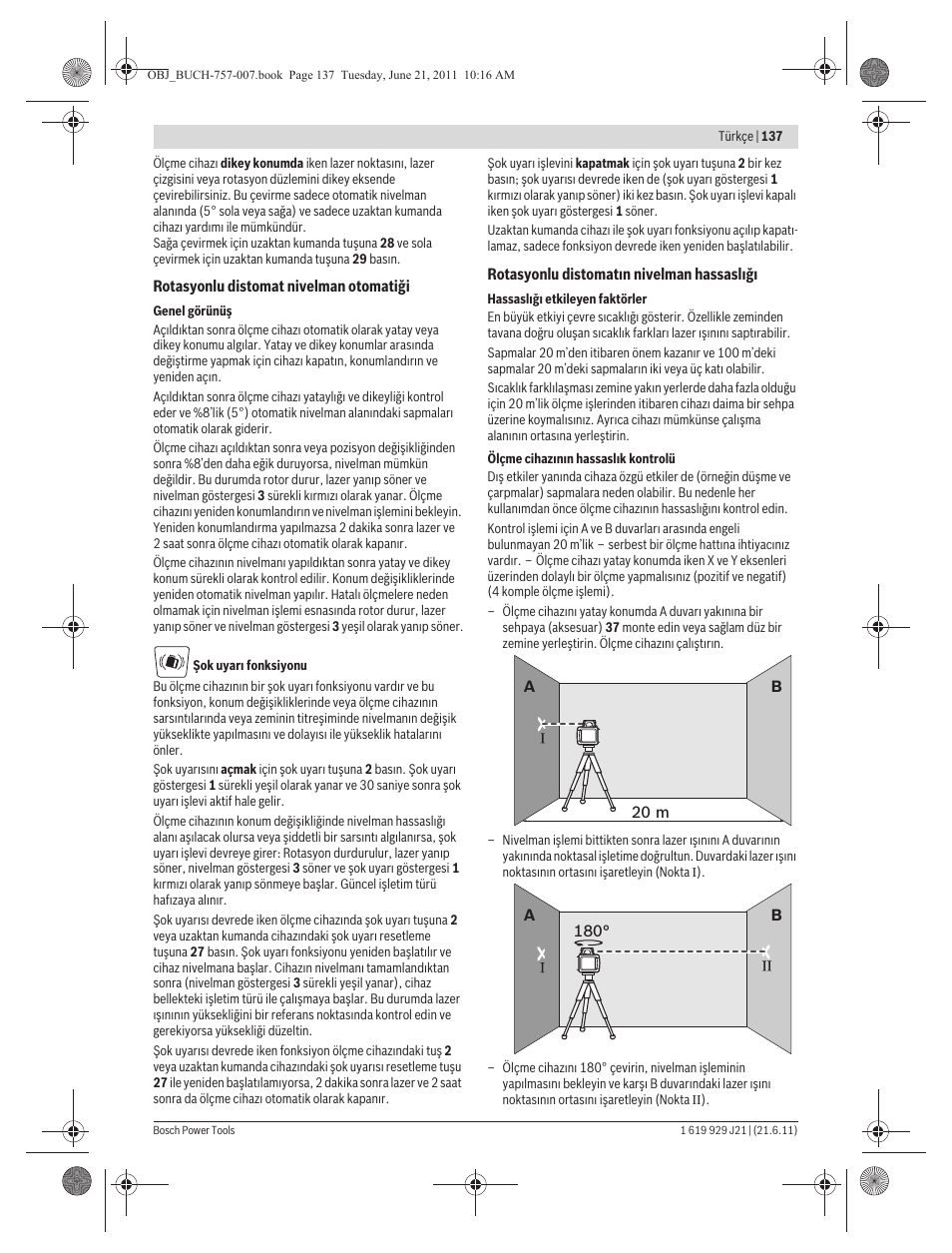 Bosch GRL 300 HV Professional User Manual | Page 137 / 309