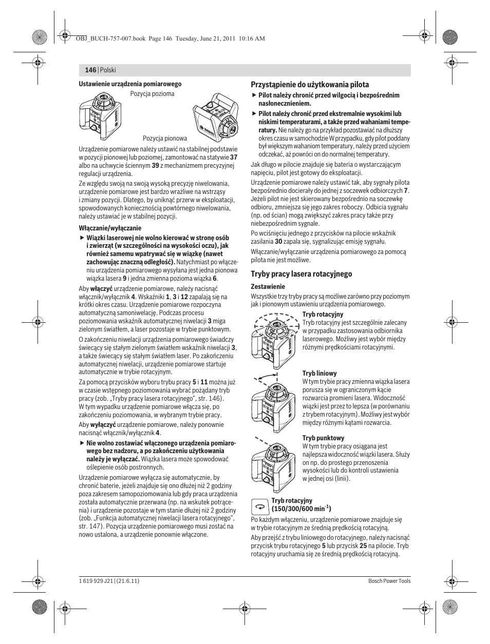 Bosch GRL 300 HV Professional User Manual | Page 146 / 309