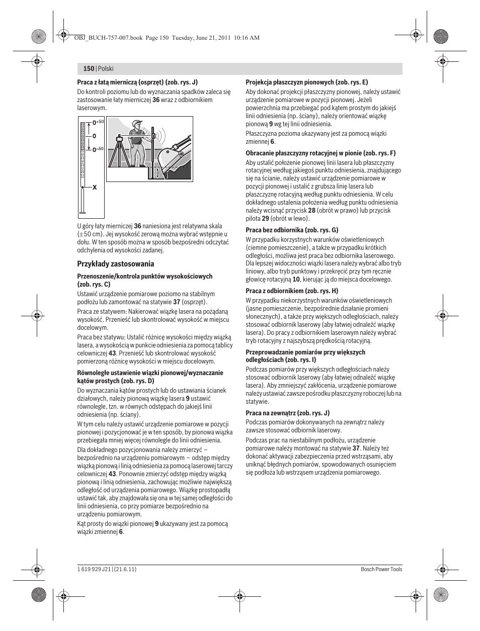 Bosch GRL 300 HV Professional User Manual | Page 150 / 309