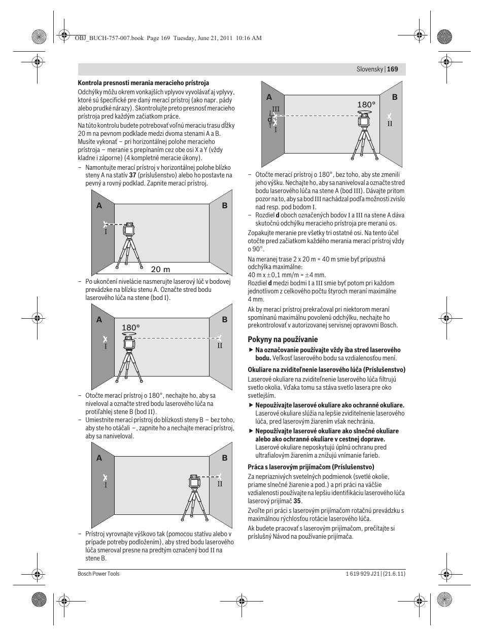 Bosch GRL 300 HV Professional User Manual | Page 169 / 309