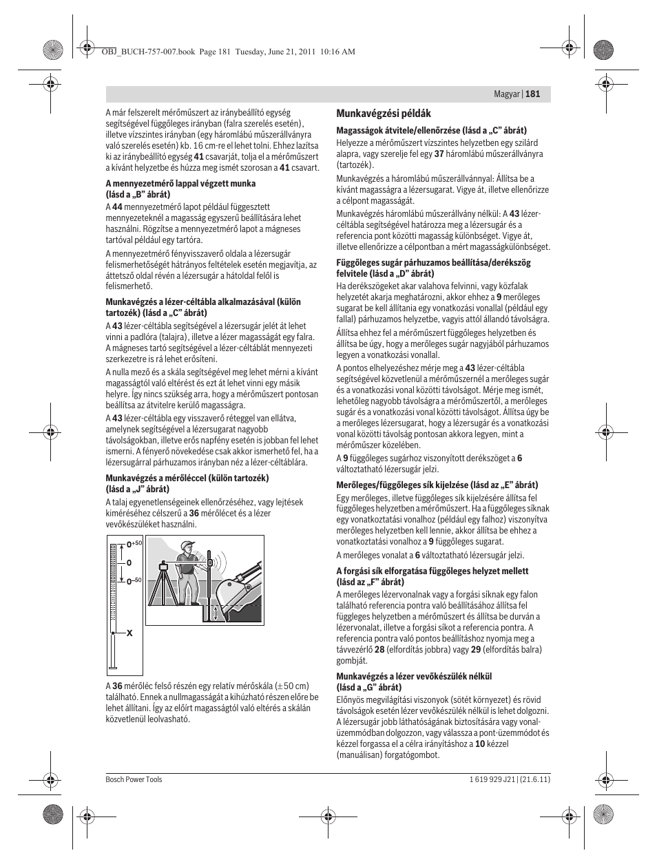 Bosch GRL 300 HV Professional User Manual | Page 181 / 309