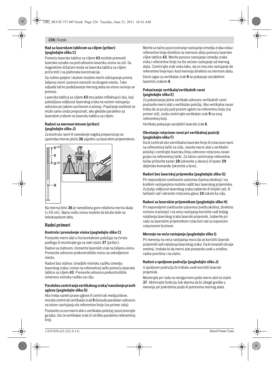 Bosch GRL 300 HV Professional User Manual | Page 236 / 309