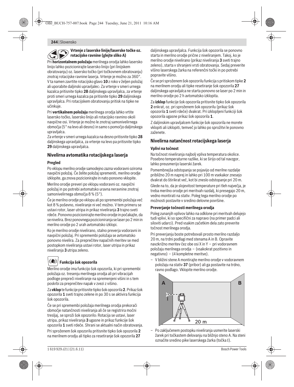 Bosch GRL 300 HV Professional User Manual | Page 244 / 309