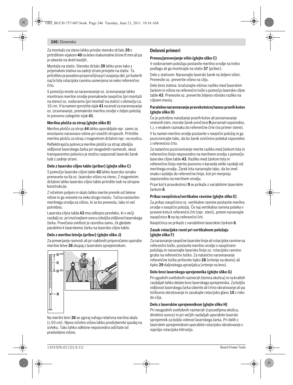 Bosch GRL 300 HV Professional User Manual | Page 246 / 309