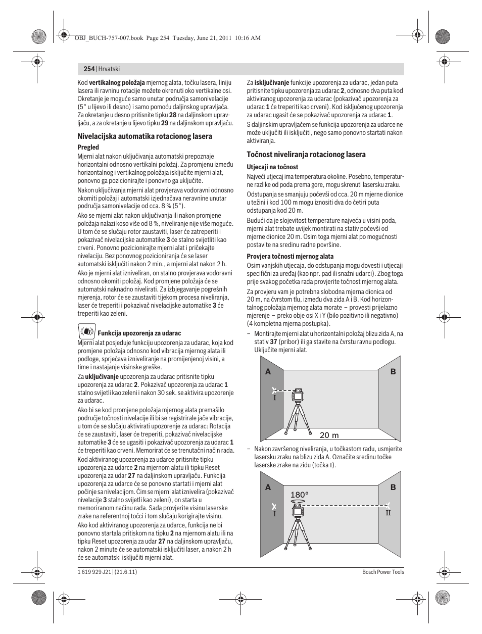 Bosch GRL 300 HV Professional User Manual | Page 254 / 309