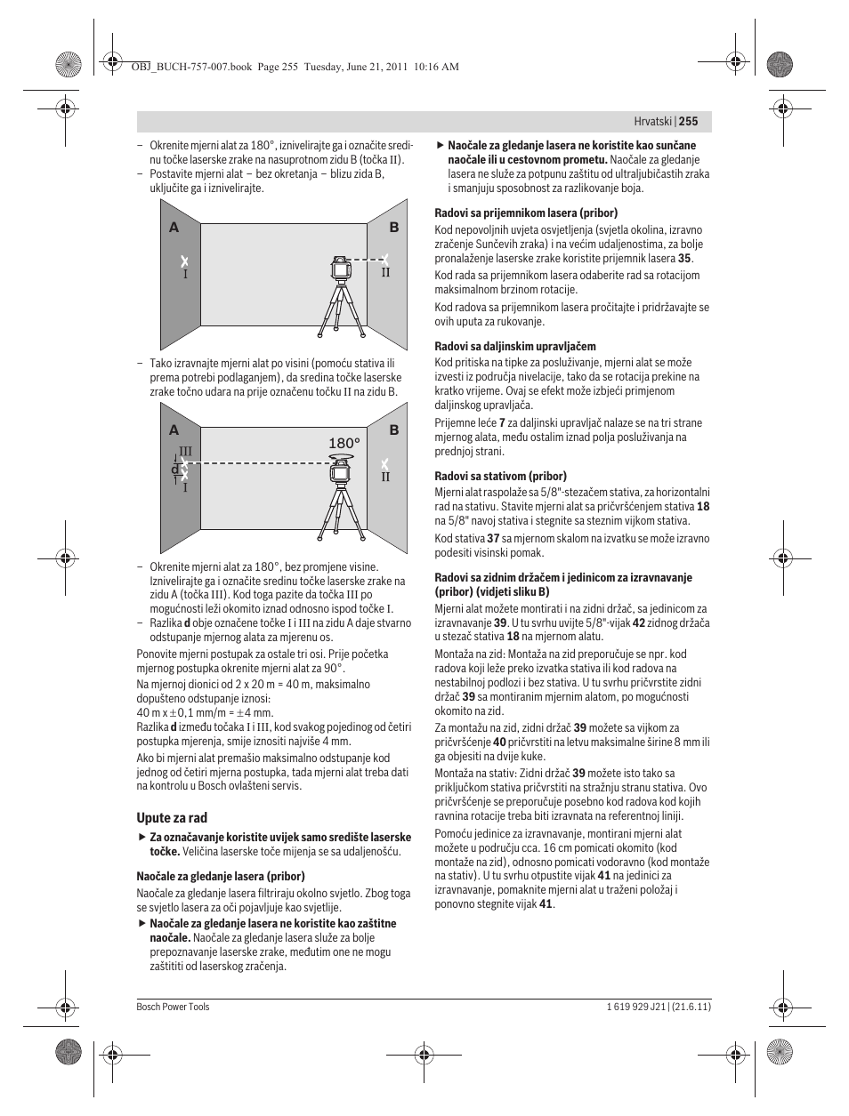 Bosch GRL 300 HV Professional User Manual | Page 255 / 309