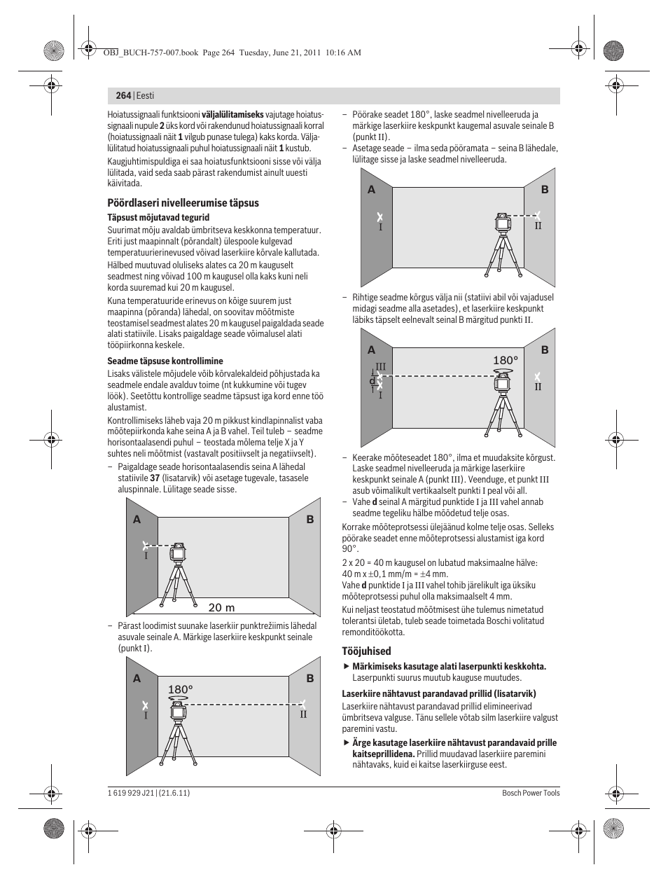 Bosch GRL 300 HV Professional User Manual | Page 264 / 309