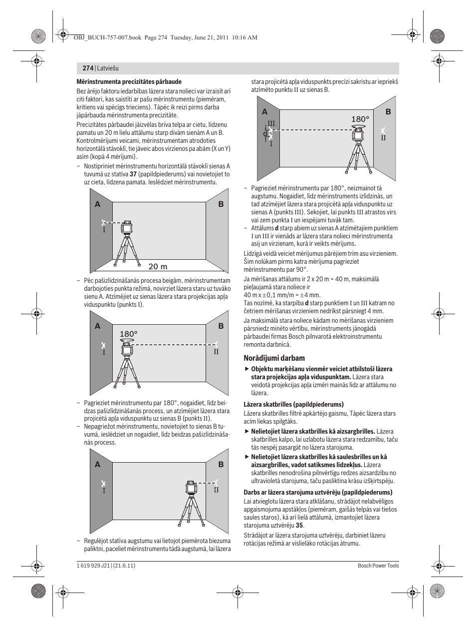 Bosch GRL 300 HV Professional User Manual | Page 274 / 309