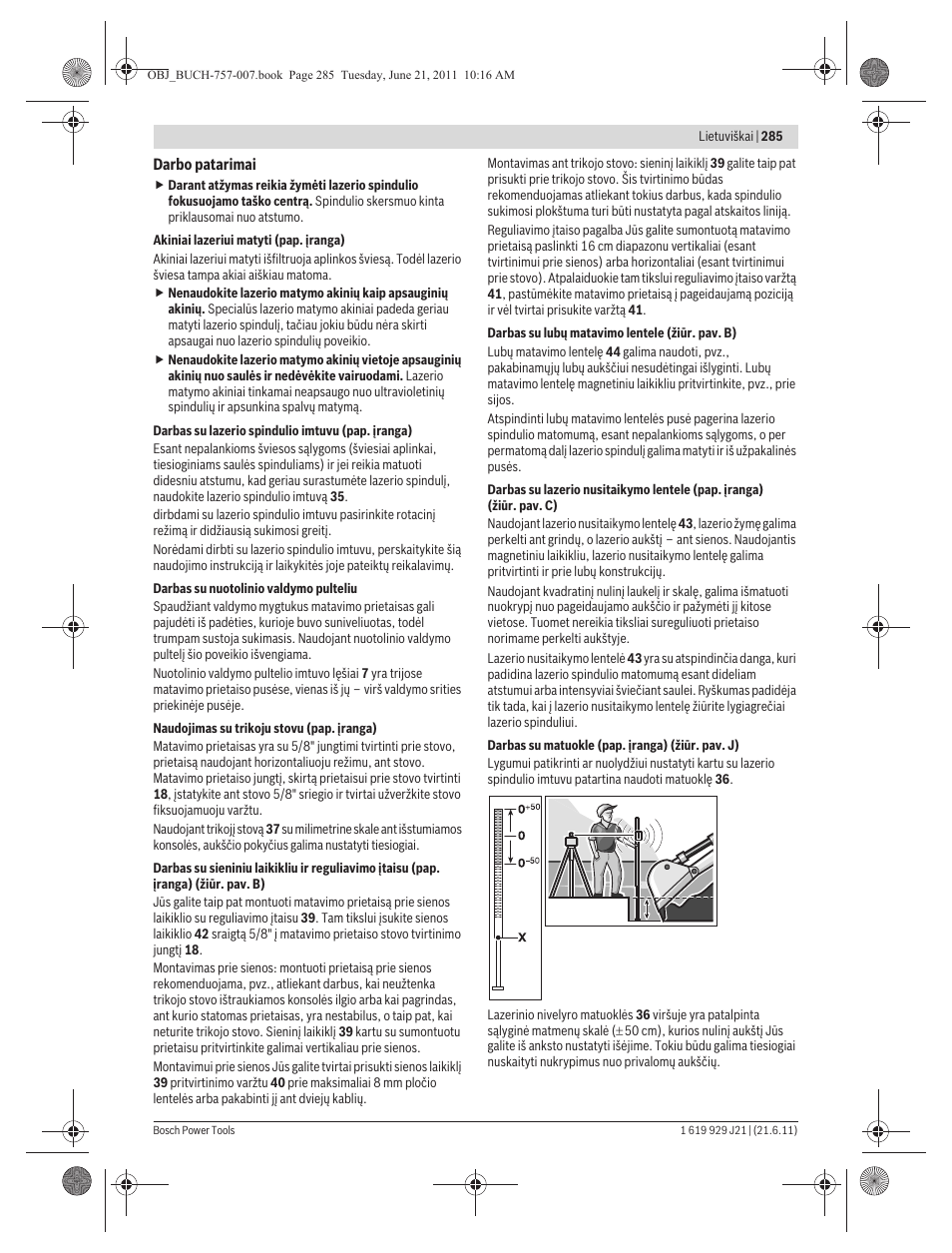 Bosch GRL 300 HV Professional User Manual | Page 285 / 309