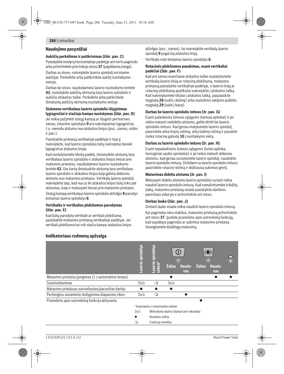 Bosch GRL 300 HV Professional User Manual | Page 286 / 309