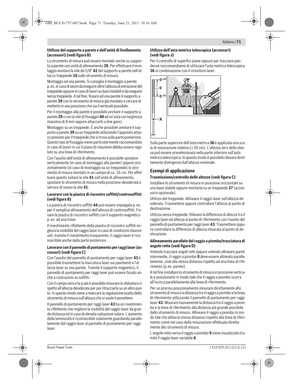 Bosch GRL 300 HV Professional User Manual | Page 71 / 309