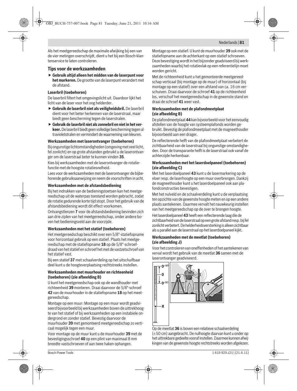 Bosch GRL 300 HV Professional User Manual | Page 81 / 309