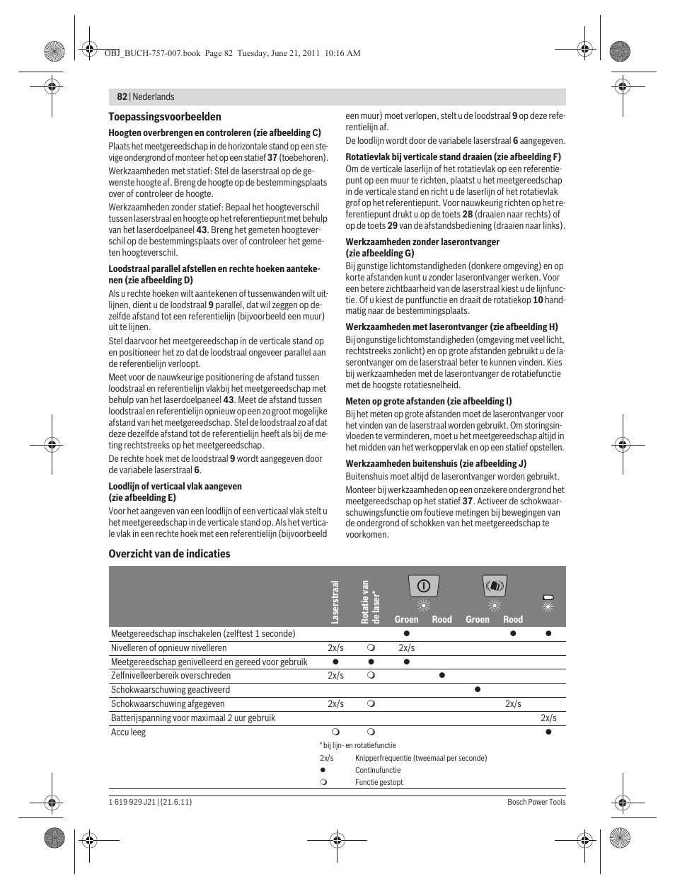 Bosch GRL 300 HV Professional User Manual | Page 82 / 309