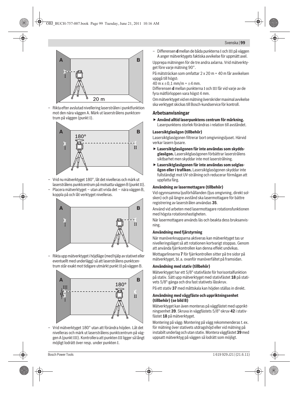 Bosch GRL 300 HV Professional User Manual | Page 99 / 309