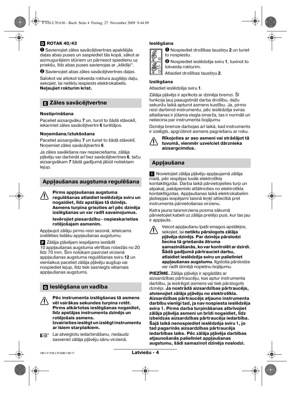 App aušana | Bosch ROTAK 34 User Manual | Page 184 / 195