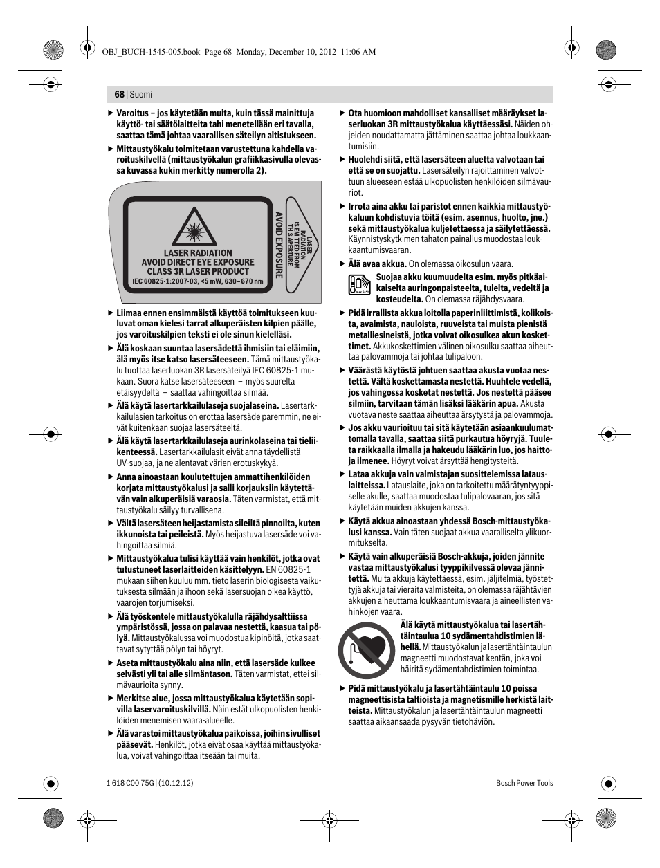 Bosch GSL 2 Professional User Manual | Page 68 / 184