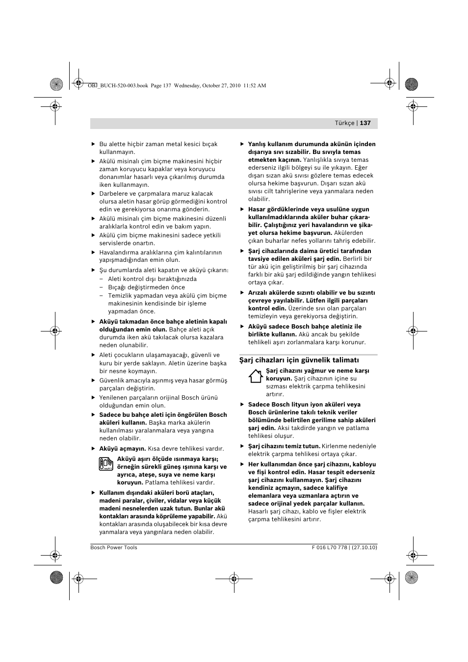 Bosch ART 23 LI User Manual | Page 137 / 297