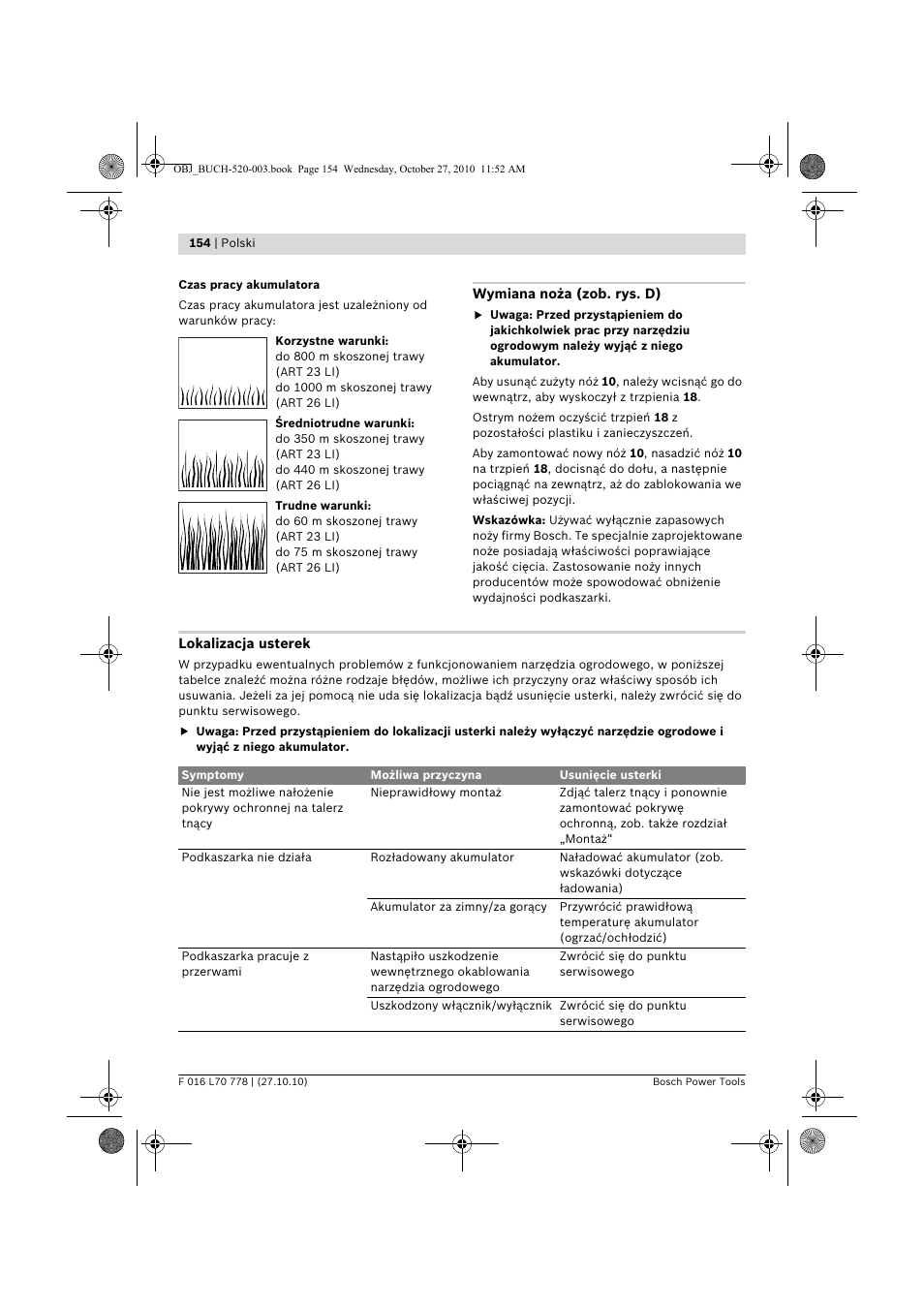 Bosch ART 23 LI User Manual | Page 154 / 297