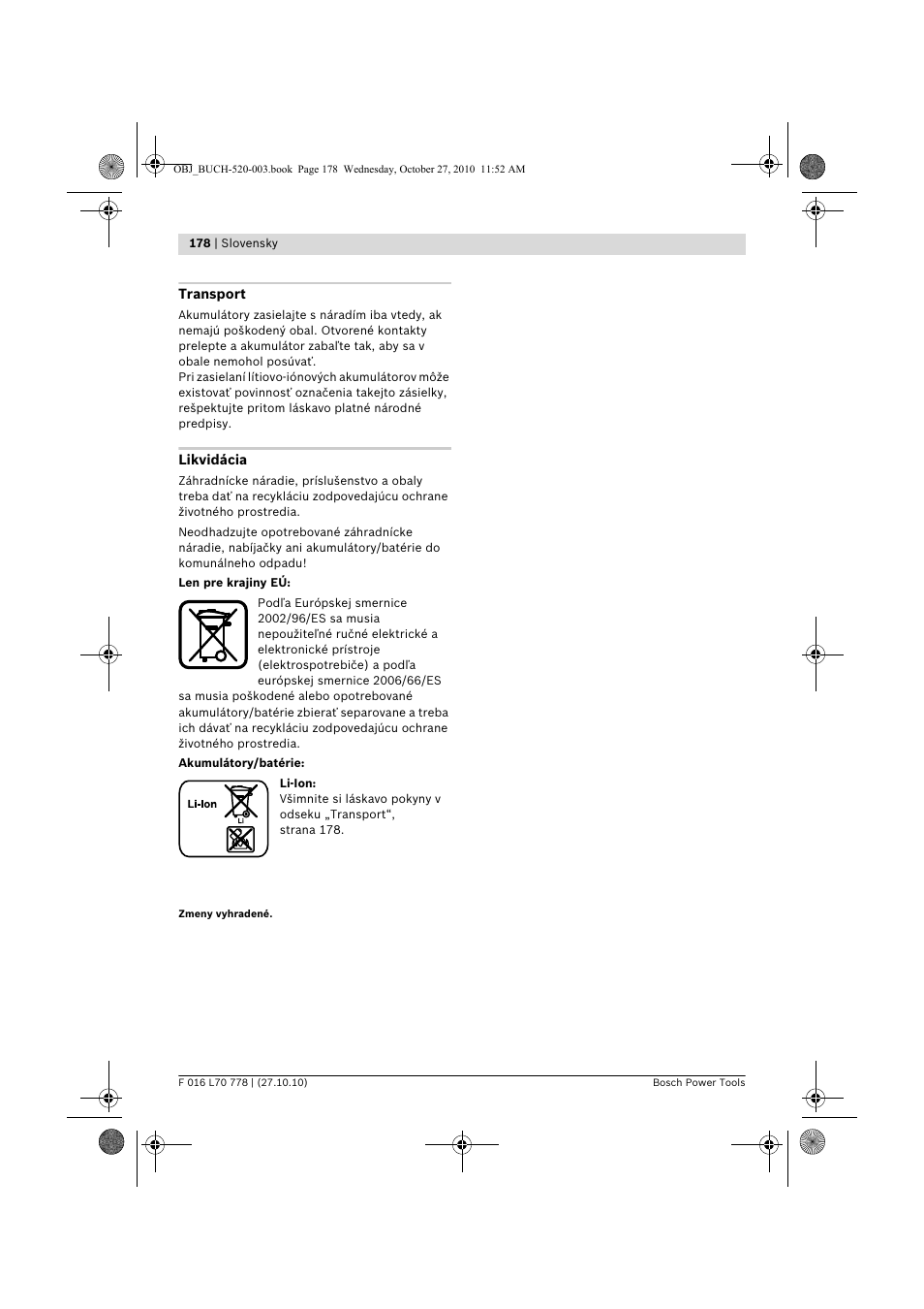 Bosch ART 23 LI User Manual | Page 178 / 297