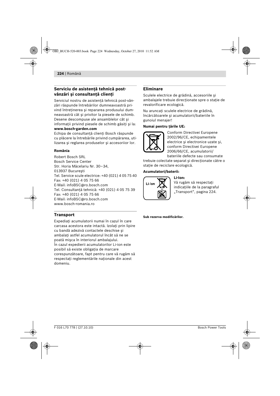 Bosch ART 23 LI User Manual | Page 224 / 297