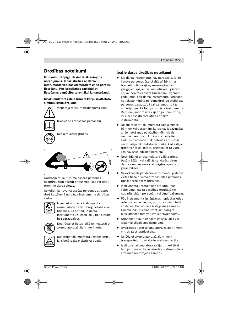 Bosch ART 23 LI User Manual | Page 277 / 297