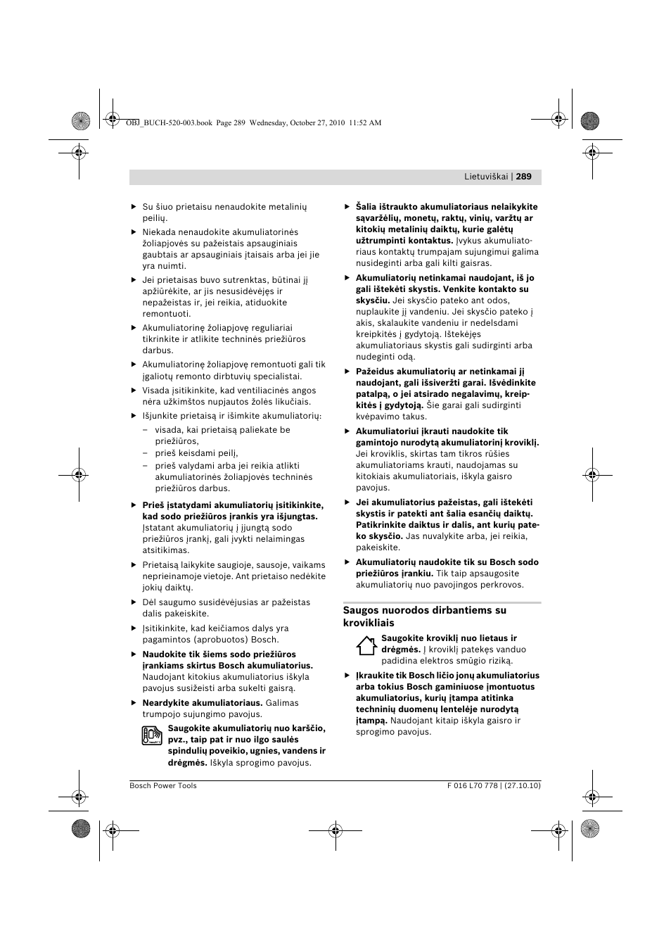 Bosch ART 23 LI User Manual | Page 289 / 297