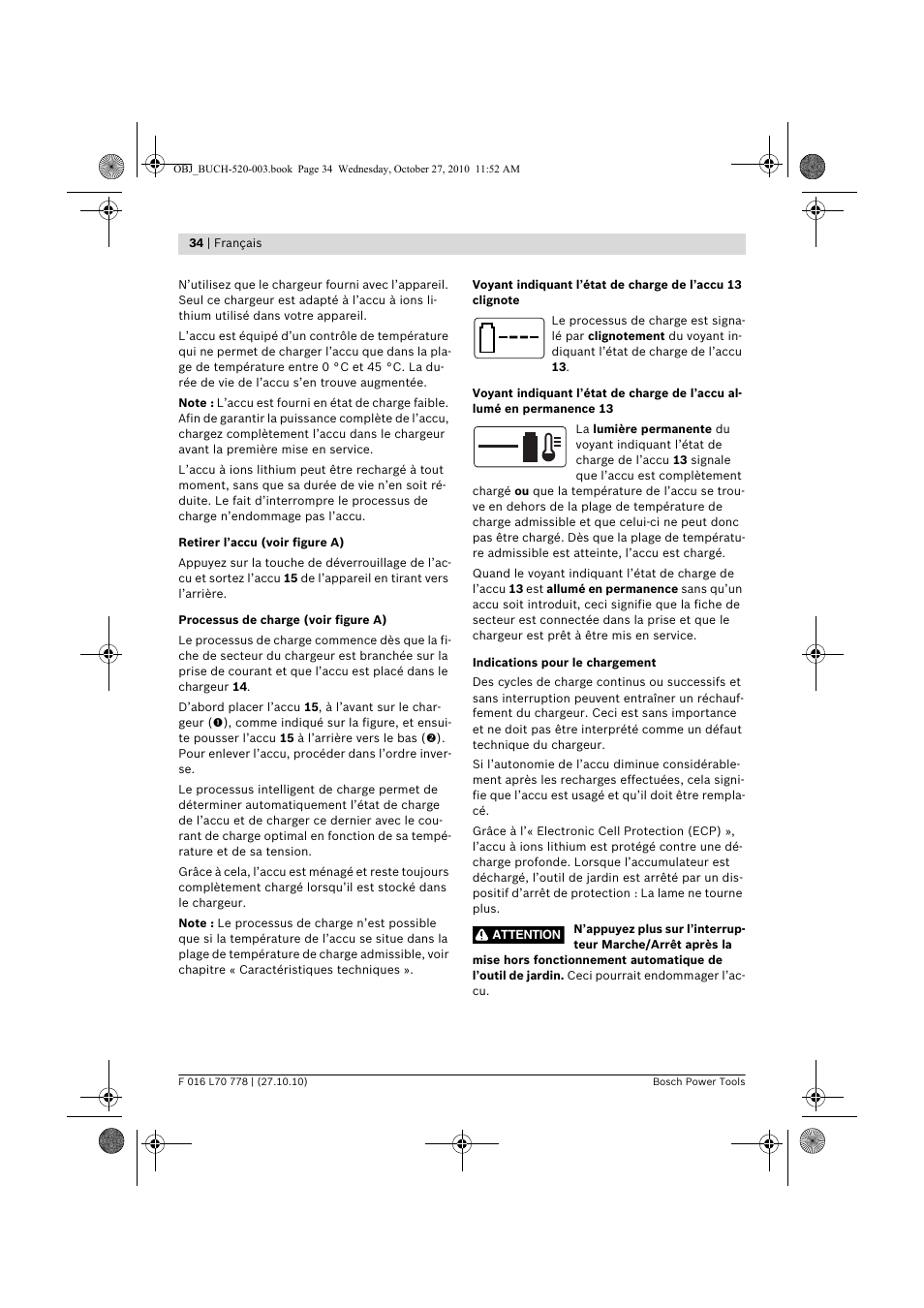 Bosch ART 23 LI User Manual | Page 34 / 297