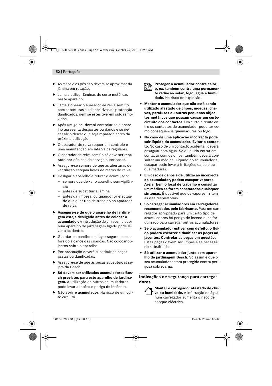 Bosch ART 23 LI User Manual | Page 52 / 297