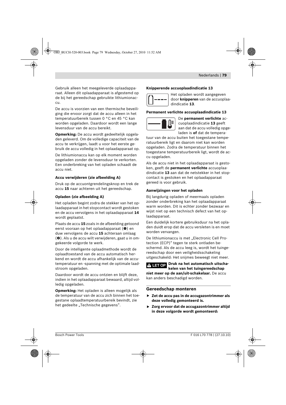 Bosch ART 23 LI User Manual | Page 79 / 297