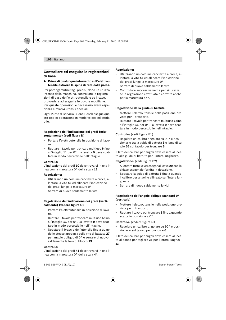 Bosch GCM 10 J Professional User Manual | Page 106 / 470