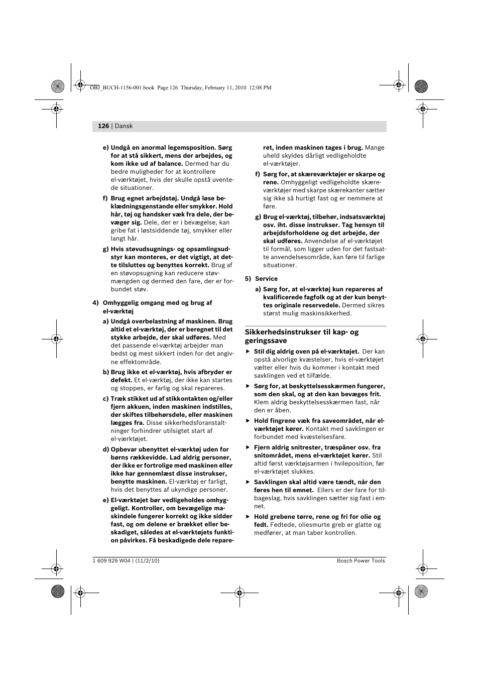 Bosch GCM 10 J Professional User Manual | Page 126 / 470