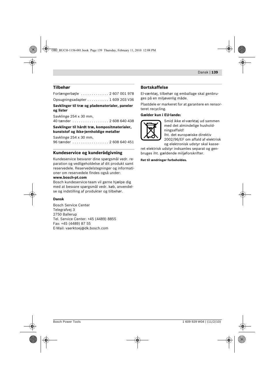 Bosch GCM 10 J Professional User Manual | Page 139 / 470