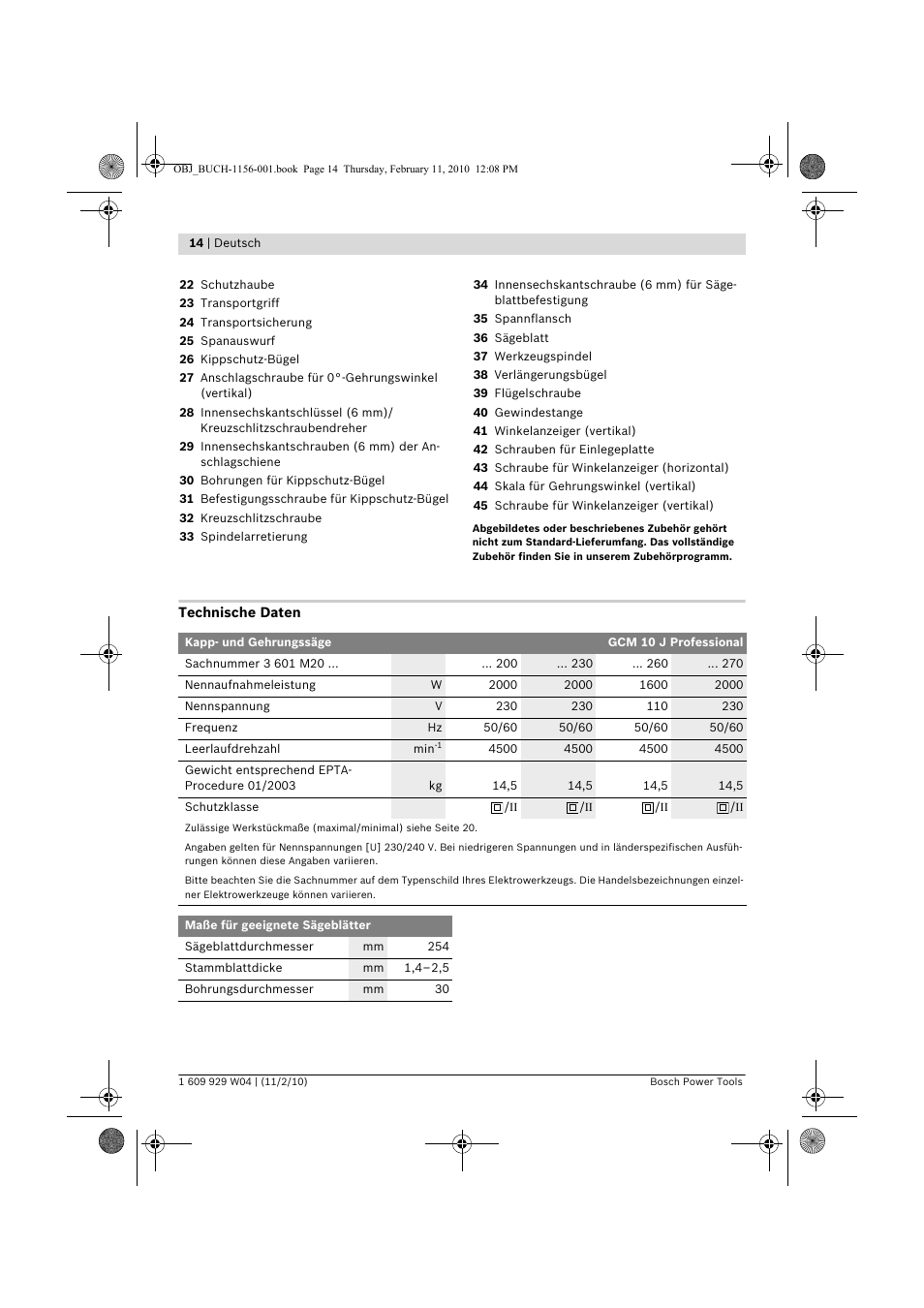 Bosch GCM 10 J Professional User Manual | Page 14 / 470